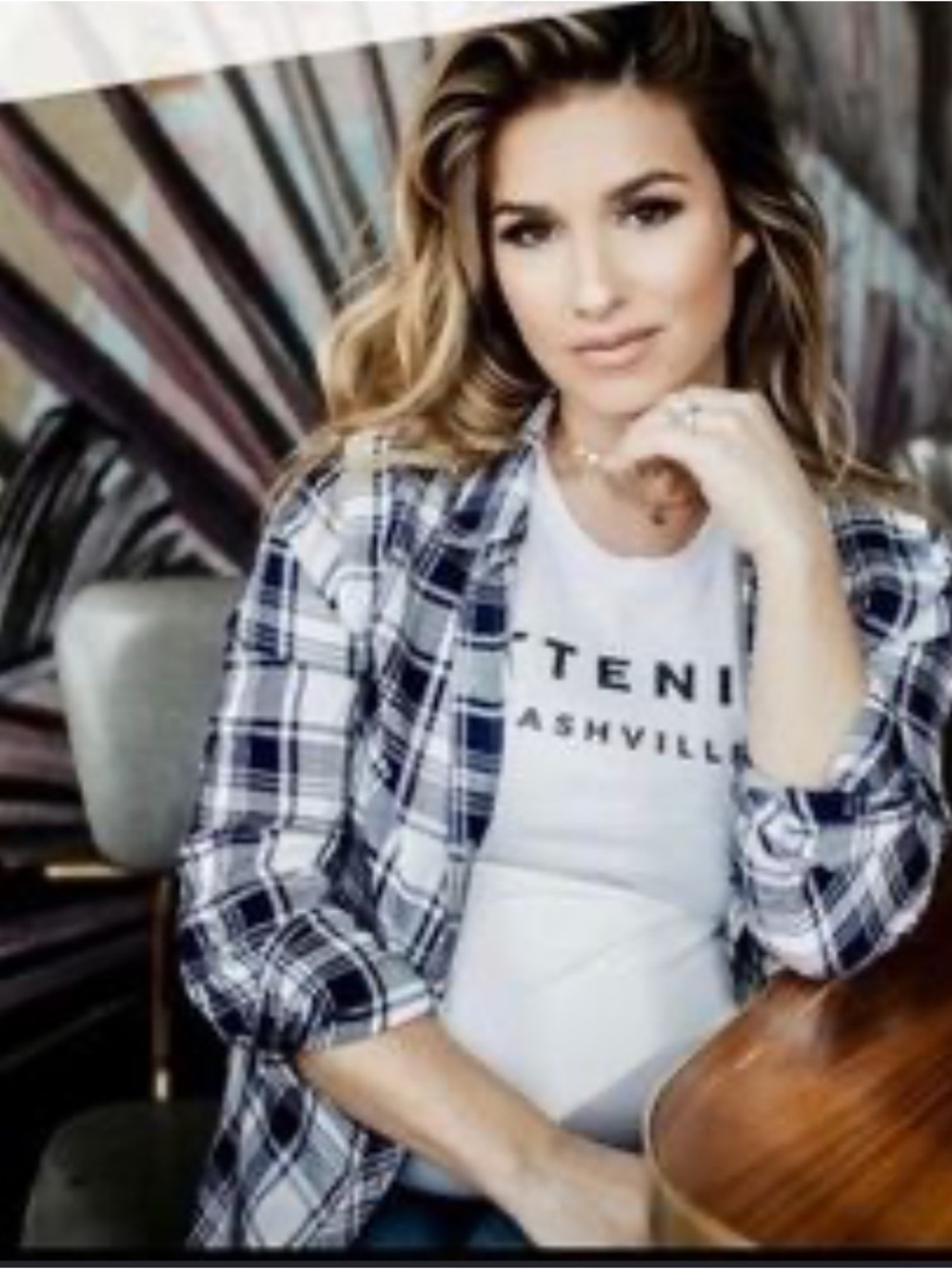 Kittenish Classic Navy Plaid flannel Button-Up Shirt - Women's Top